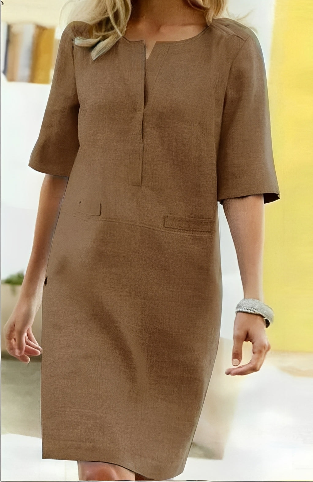 Bethany - Komfortables Sommerkleid mit kurzen Ärmeln für Damen