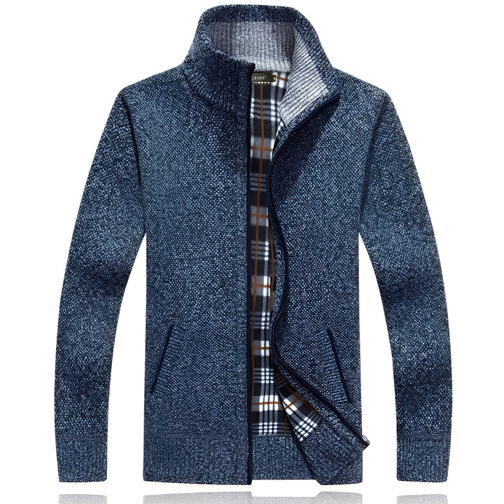 Malinda - Eleganter Cardigan für Herren mit weichem Fleecefutter