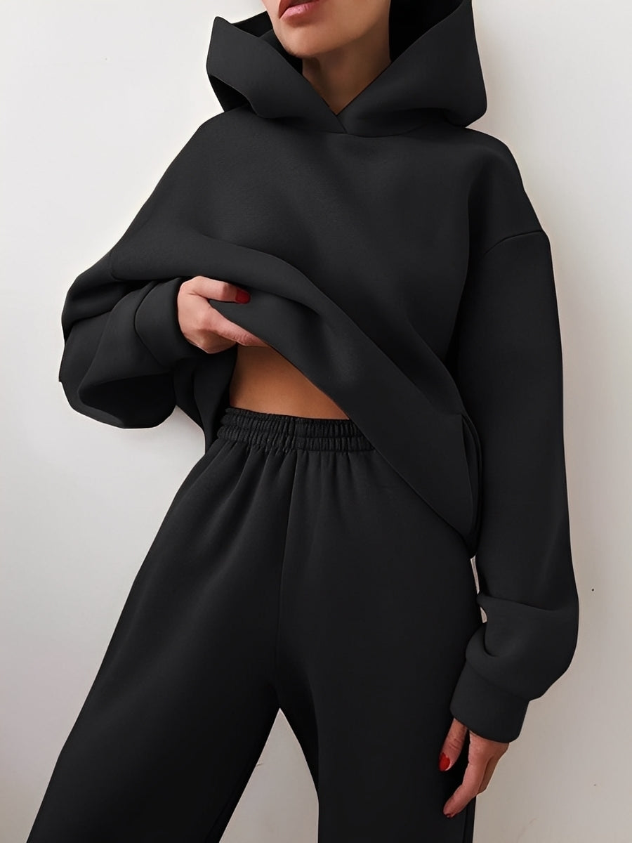Jasmine - Bequemes Damen Jogging-Set mit Kapuze