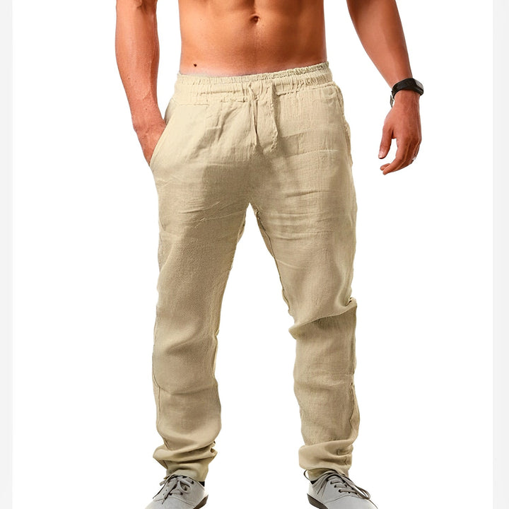 Chandler - Casula leichte Sommerhose aus Leinen für Männer