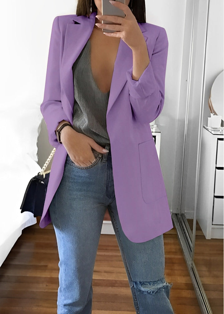 Cherie - Schicker Sommerblazer mit Kragen für Frauen