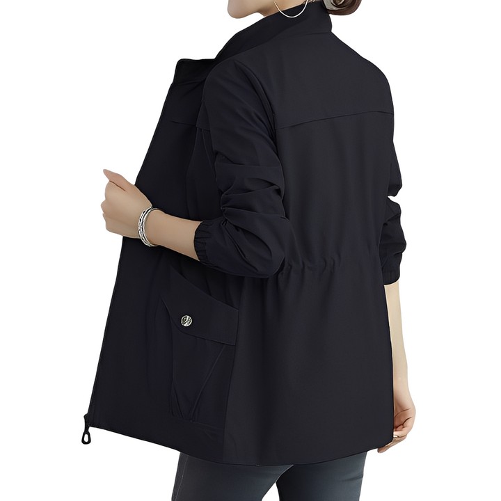 Gwenda - Stilvolle Damenjacke mit einstellbarer Taille