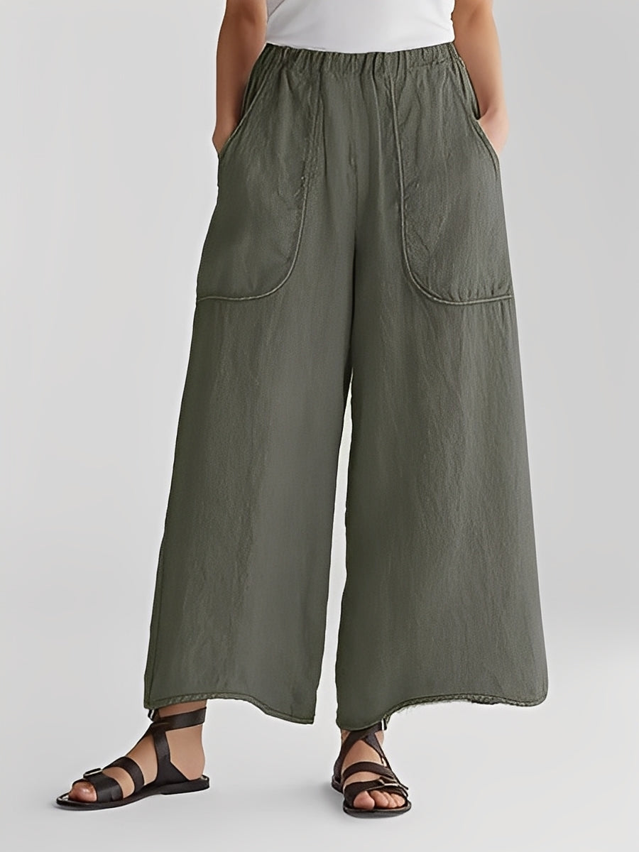 Marley - Bequeme Damenhose mit weitem Bein
