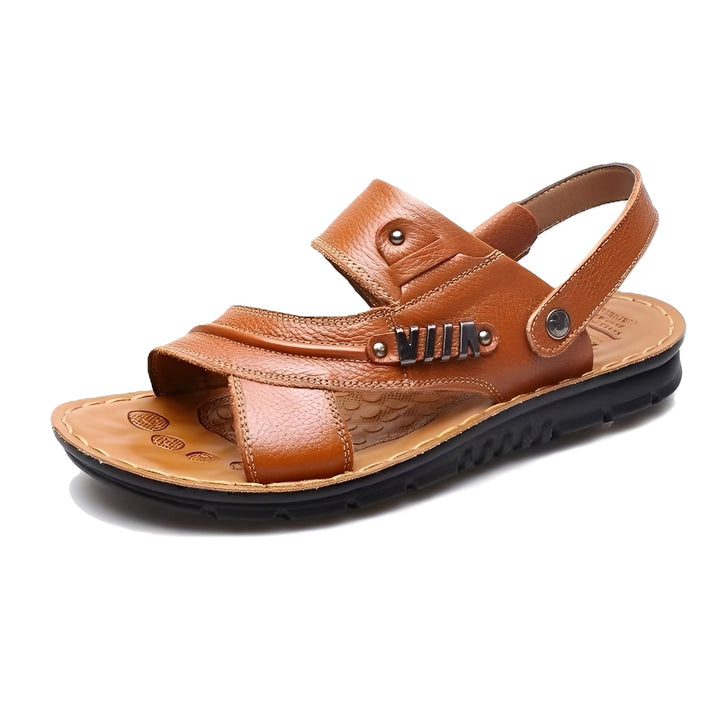 Jenson - Einfache, schicke orthopädische Herrensandalen