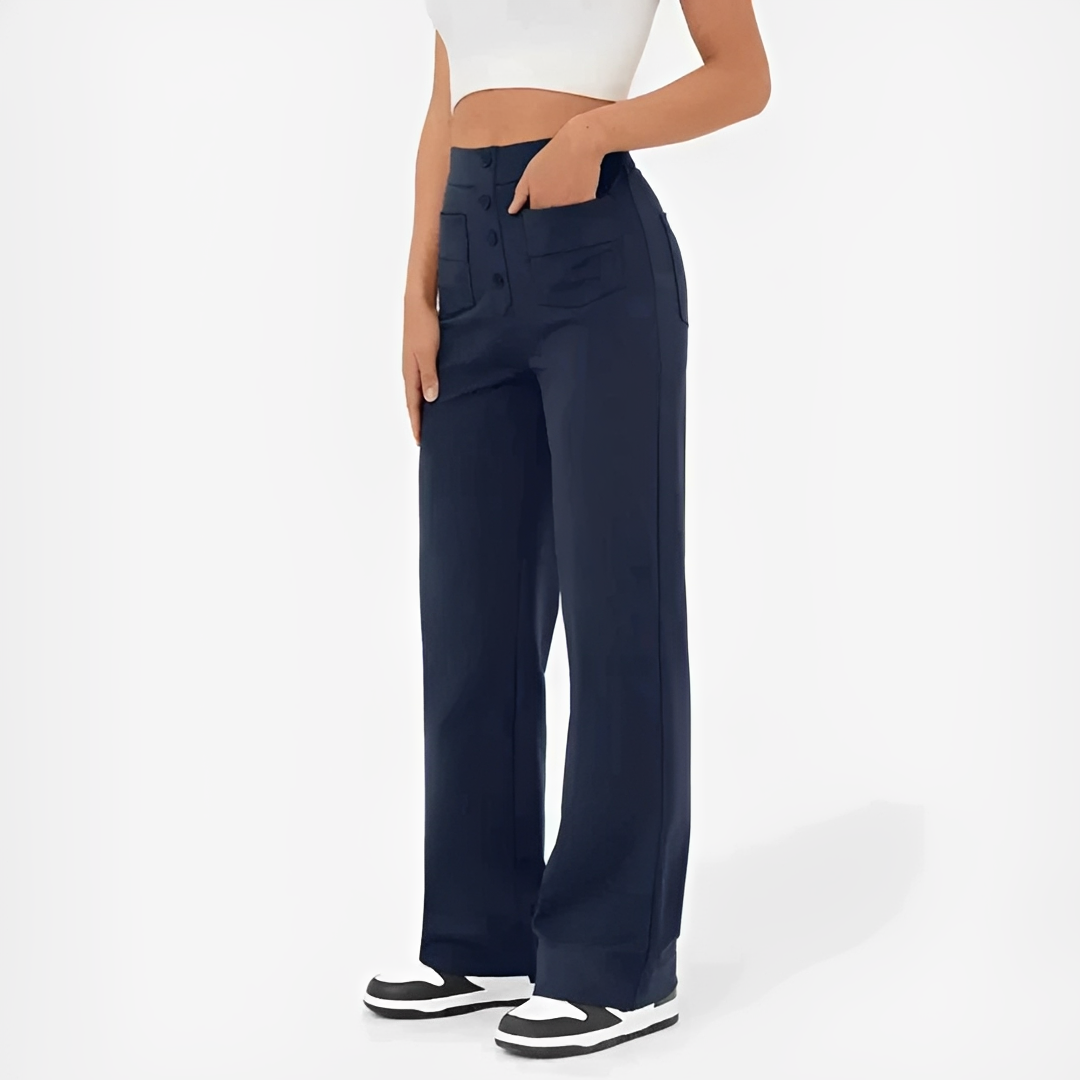 Dara - Elegante hochtaillierte Hose für Damen