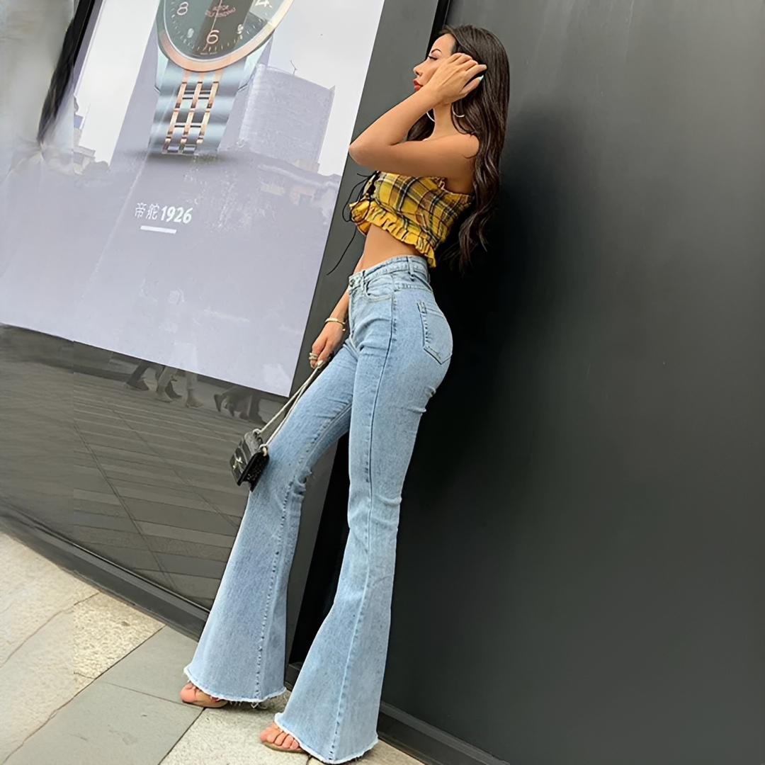 Clarissa - Hoch taillierte Jeans für Frauen