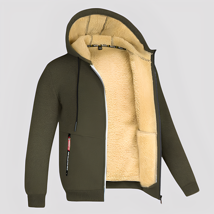 Waldo - Schlichter Herren-Hoodie mit Fleece-Futter