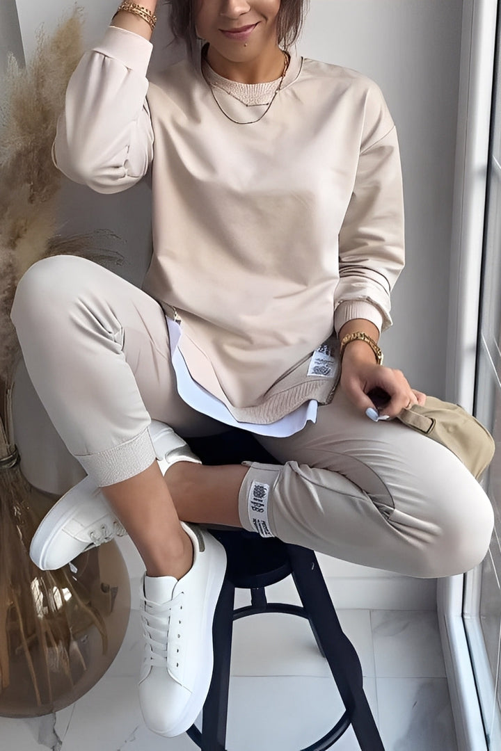 Kristine - Komfortables Damen-Sweatshirt- und Hosen-Set