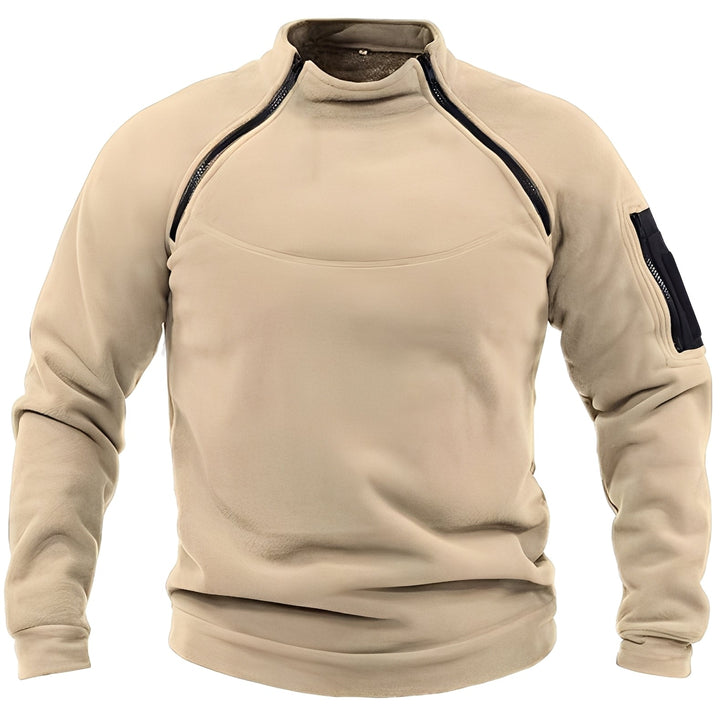 Wilbur - Herren-Fleecepullover für Sport mit Zipper