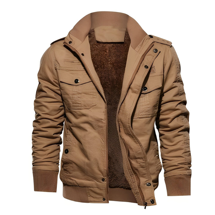 Gary - Trendige Herren-Fleecejacke mit Taschen