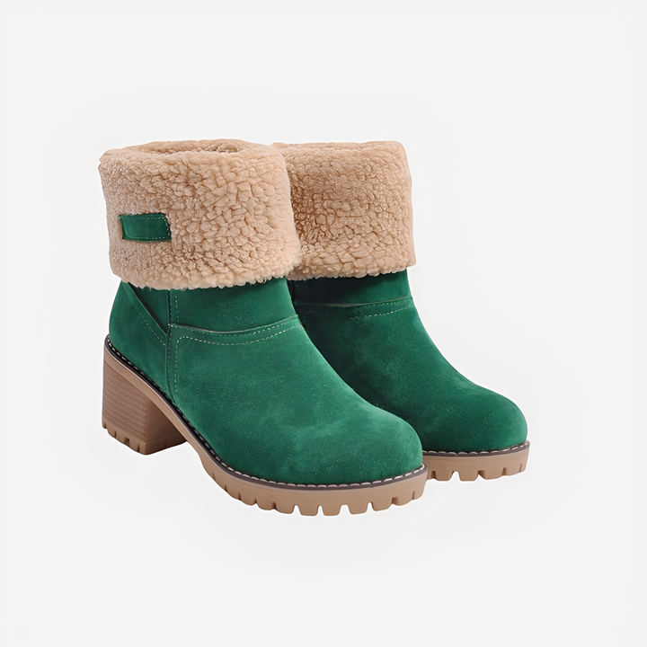 Claudia - Stylische, warme Winterstiefel mit Absatz für Damen