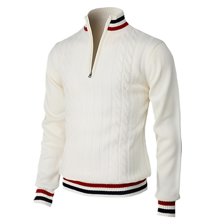 Derick - Moderner Herrenpulli mit Zipper