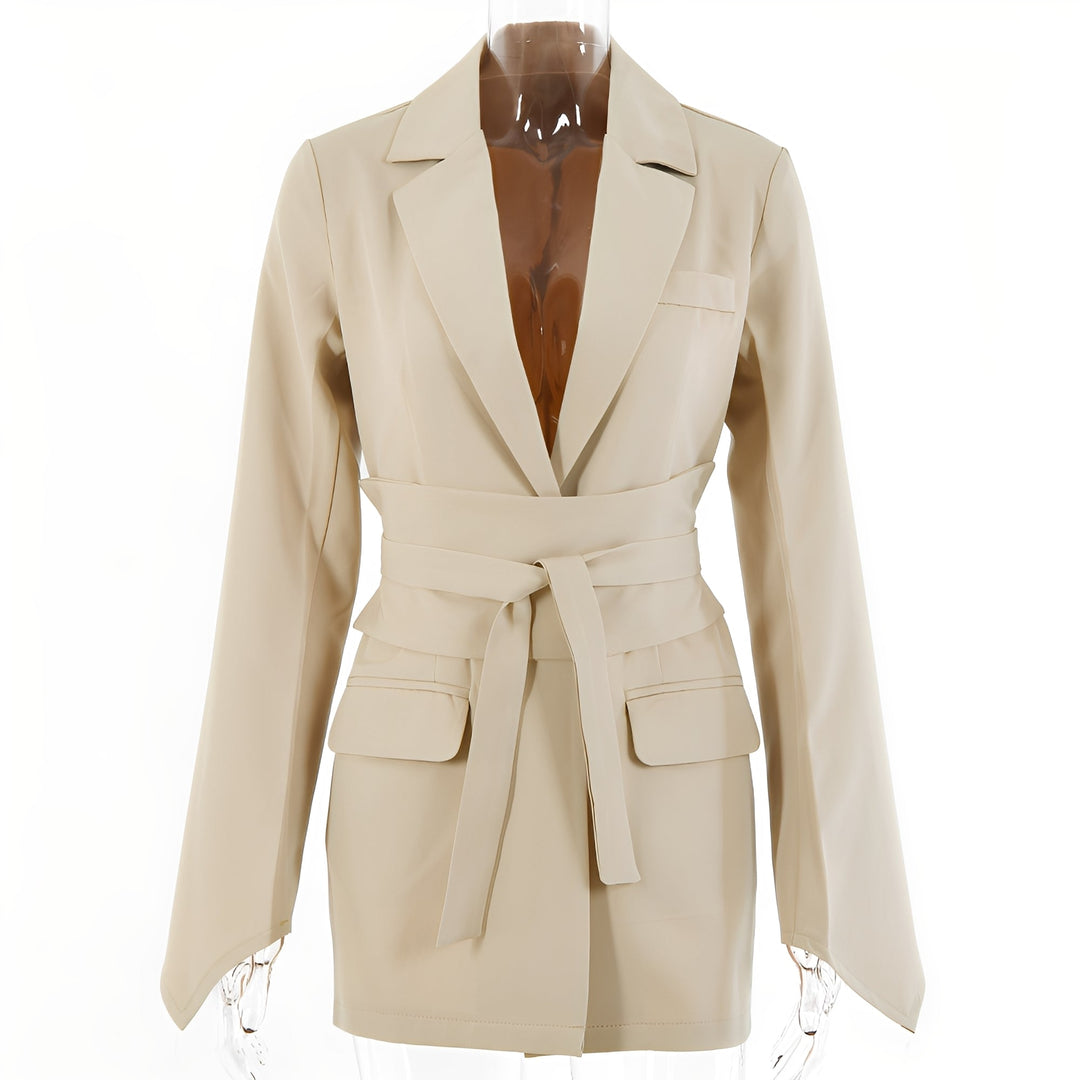 Malvina - Damenblazer mit Gürtel
