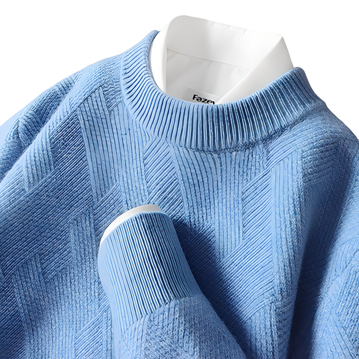 Winfred - Schicker, locker geschnittener Herrenpullover aus Kaschmir