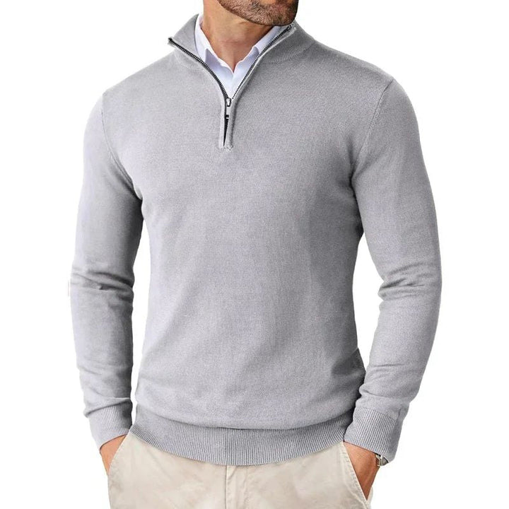 Bowen - Moderner Männerpullover mit Zipper