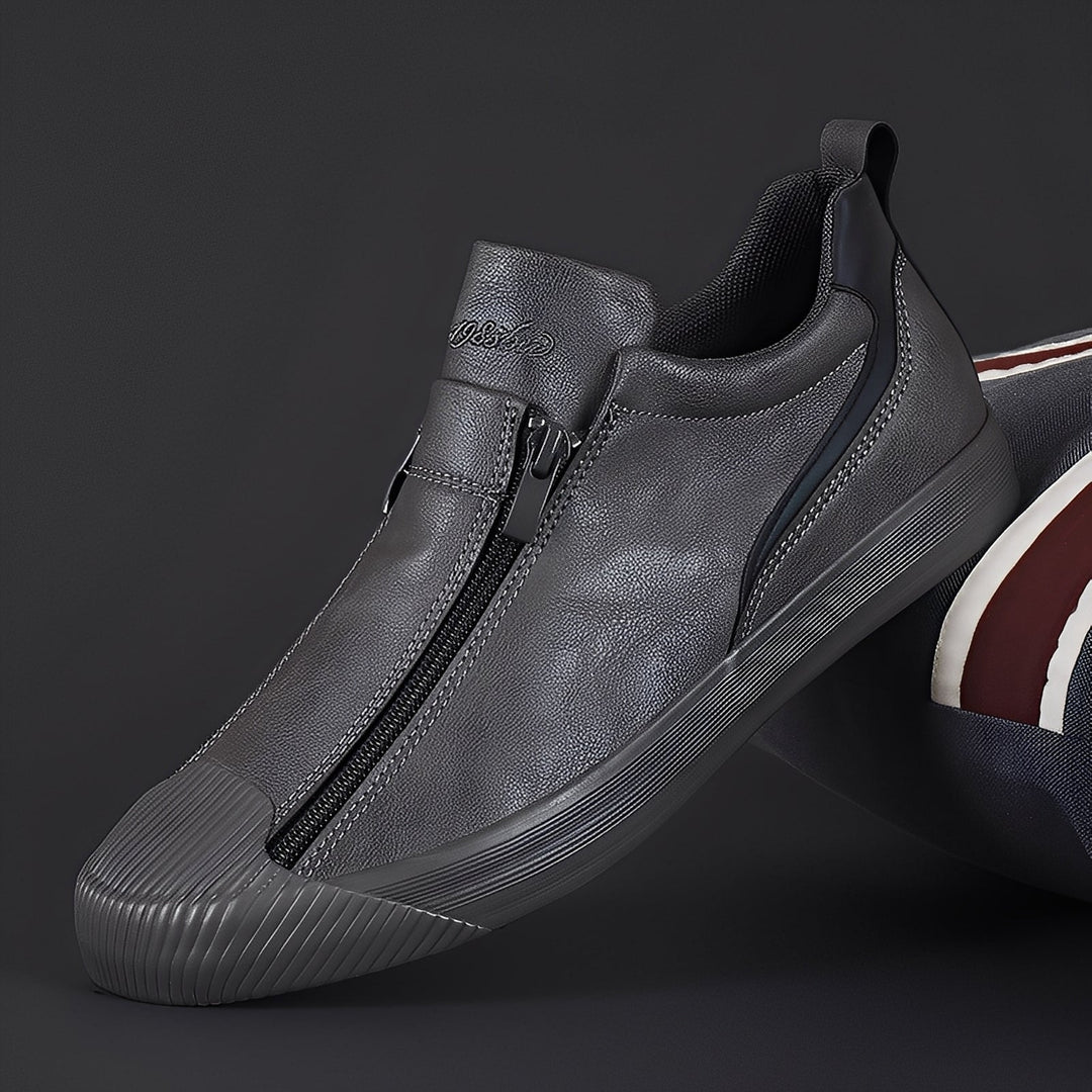 Jerred - Moderne Lederschuhe für Herren mit Reißverschluss