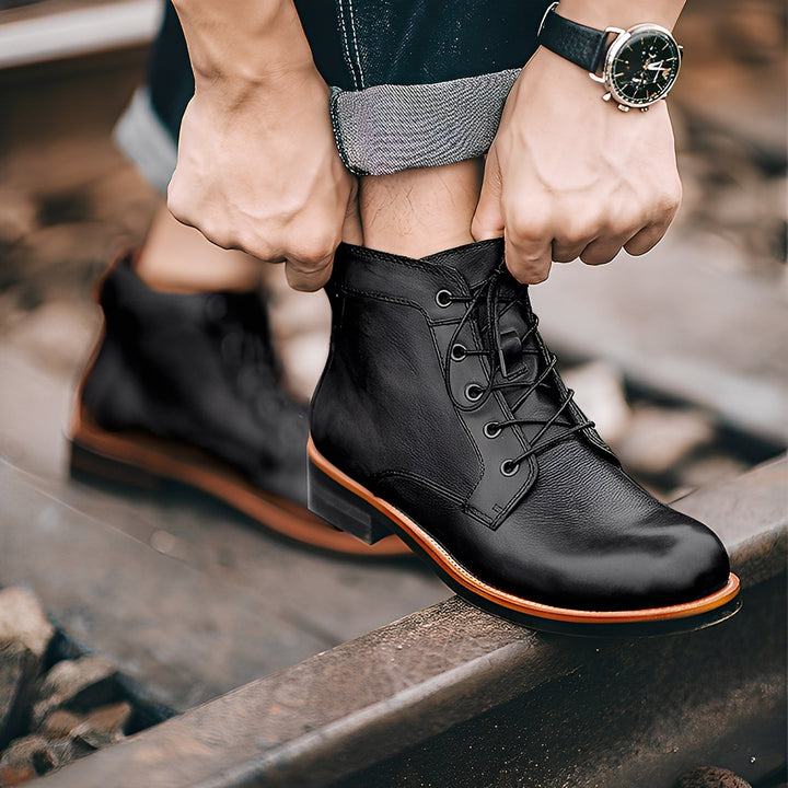 Chester - Vintage Martin Lederstiefel für Männer