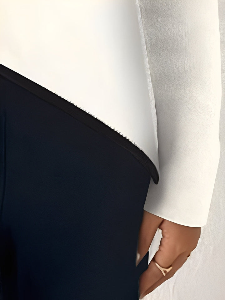 Ashlea - Schicker Damenpullover mit Kreuzstich