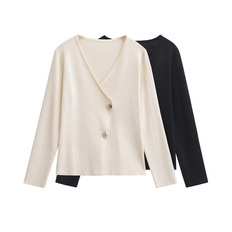 Helena - Eleganter Damen-Cardigan mit asymmetrischem Design