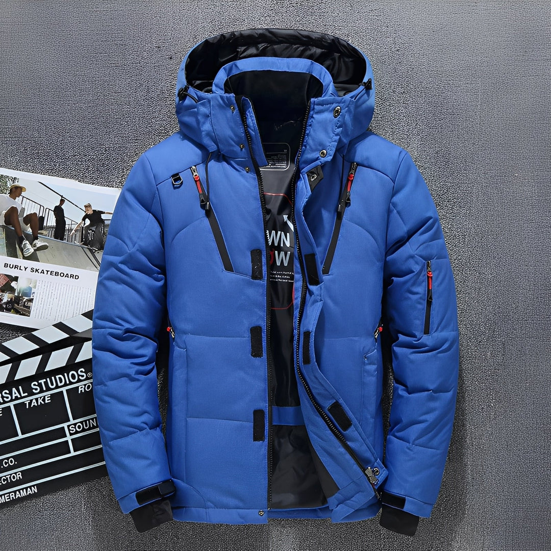 Damian - Modische Herren-Kapuzenjacke mit zahlreichen Taschen