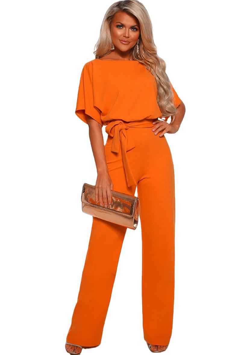 Arline - Eleganter Damen-Jumpsuit mit Bindegürtel