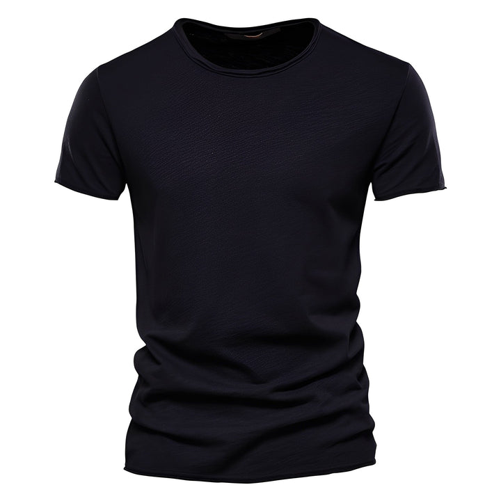 Roderick - Bequemes Herren-T-Shirt aus Baumwolle mit kurzen Ärmeln