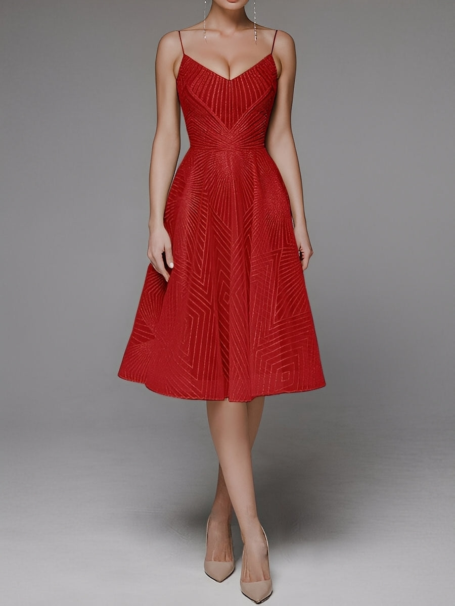 Anabelle - Elegantes ärmelloses Damenkleid mit Trägern