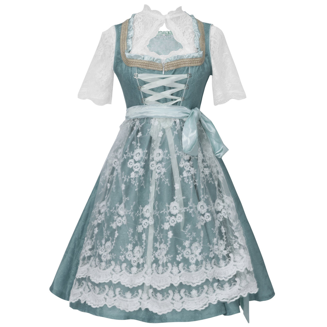 Amelia - Klassisches Oktoberfest-Kleid mit Hosenträgern für Damen