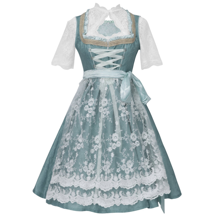 Amelia - Klassisches Oktoberfest-Kleid mit Hosenträgern für Damen
