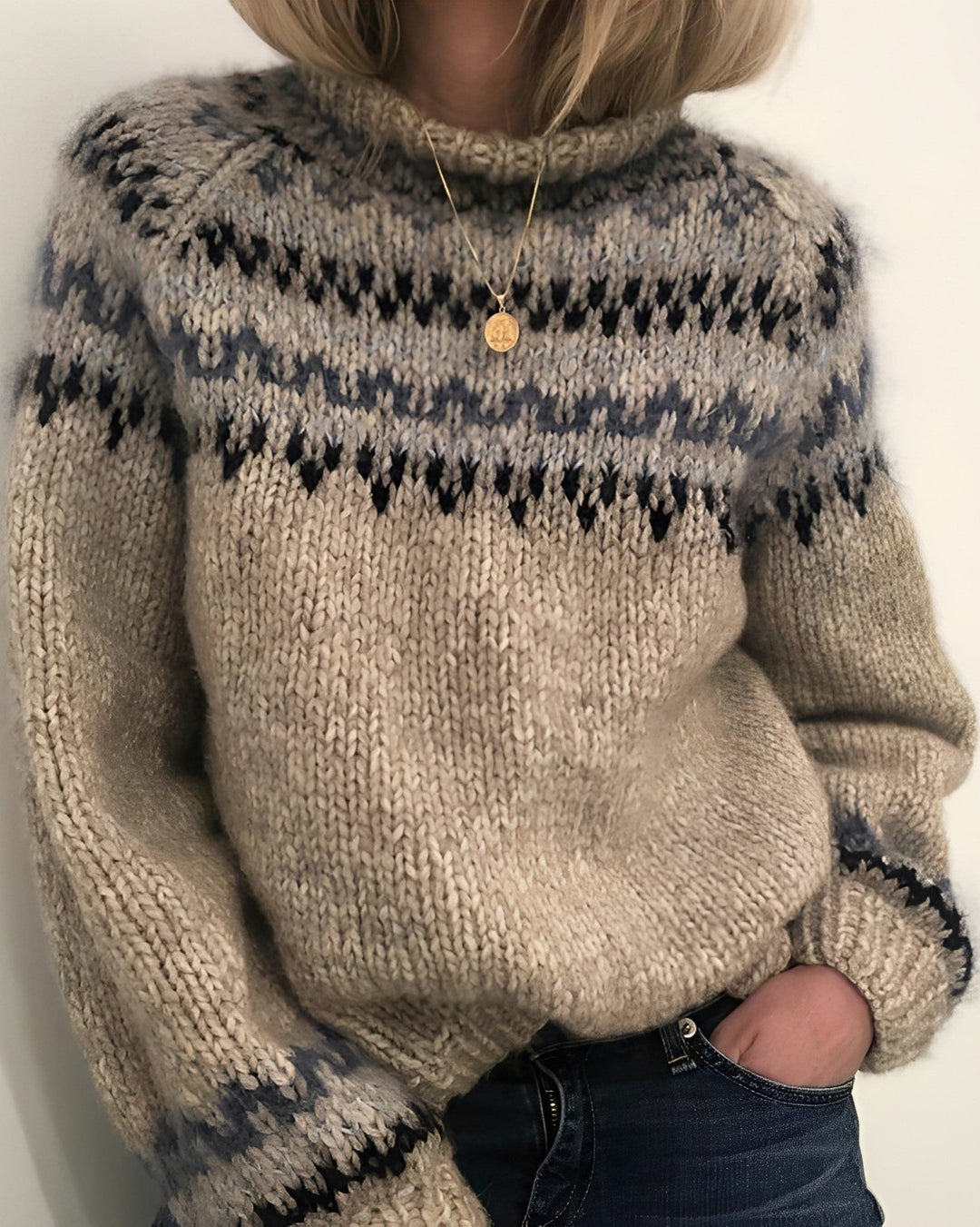 Armani - Kuscheliger Damen-Rollkragenpullover