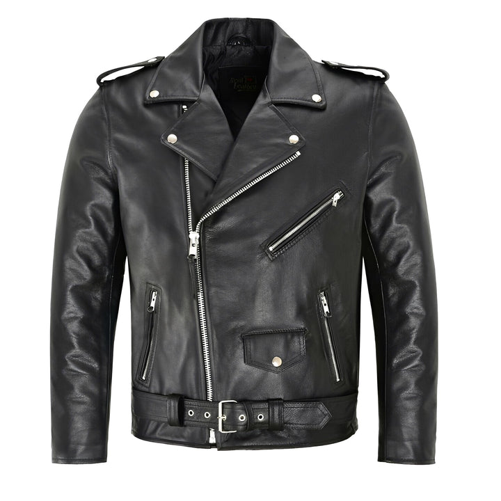 Elwin - Herrenlederjacke mit vielen Taschen