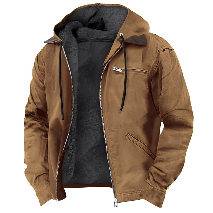 Dwayne - Herren Kapuzen-Fleecejacke