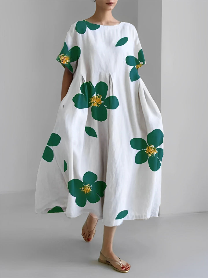 Xavia - Lockeres und bequemes Damenkleid mit Muster