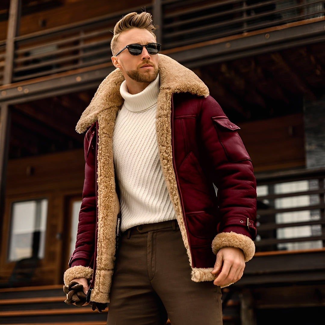 Jarod - Modische Winterjacke mit Fleece für Herren