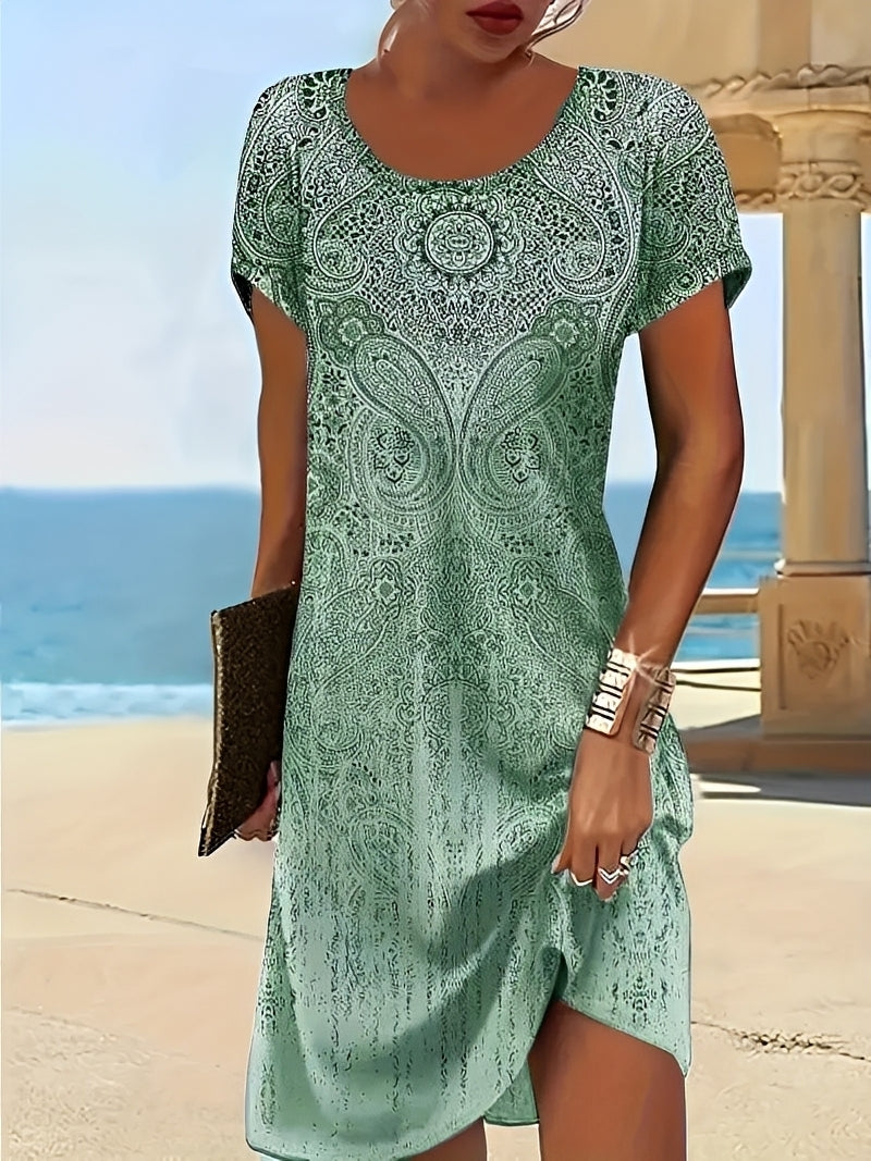 Hannah - Stilvolles bedrucktes Kleid für Damen