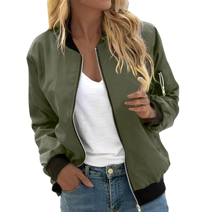 Vanessa - Schicke Damen-Bomberjacke mit Zipper