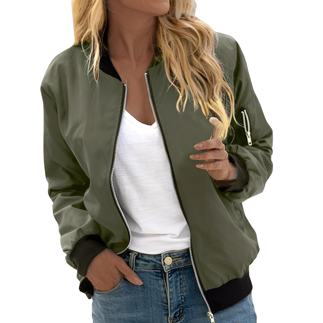Shirlee - Bequeme Damen-Bomberjacke im Retro-Stil