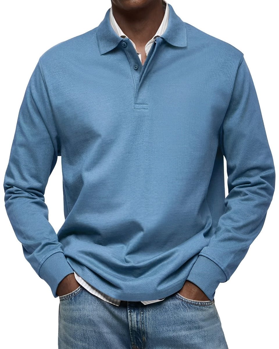 Willis - Eleganter Herrenpullover mit Knöpfen