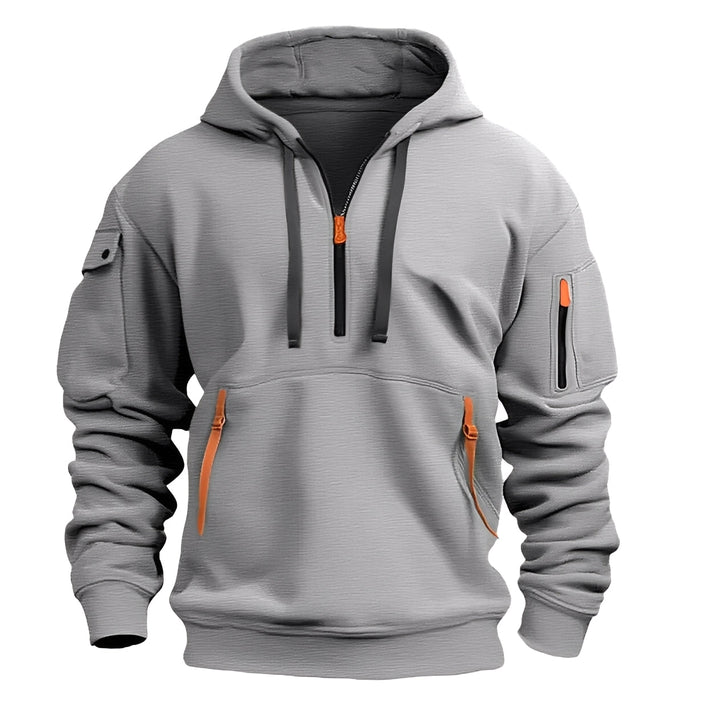 Burton - Herren-Hoodie mit halbem Reißverschluss