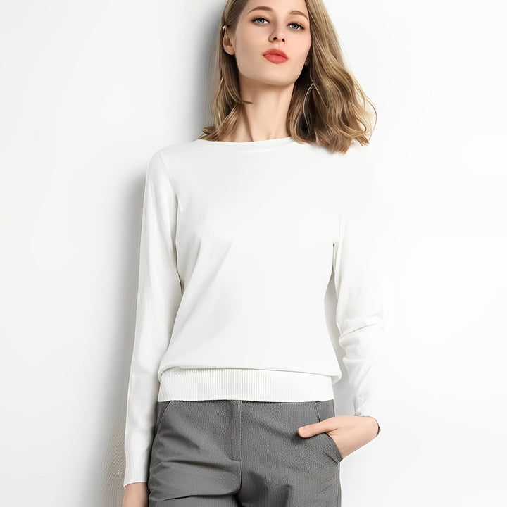 Carmella - Bequemer und weicher Damenpullover aus Strick