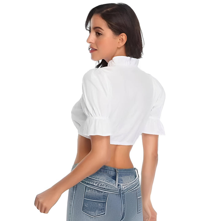 Zenia - Schicke klassische Oktoberfestbluse für Frauen