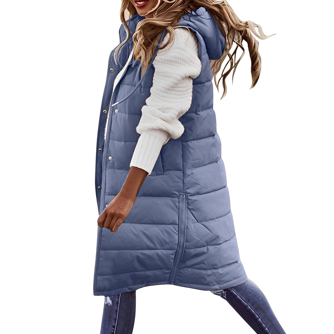 Brenna - Elegante lange Damen-Daunenjacke