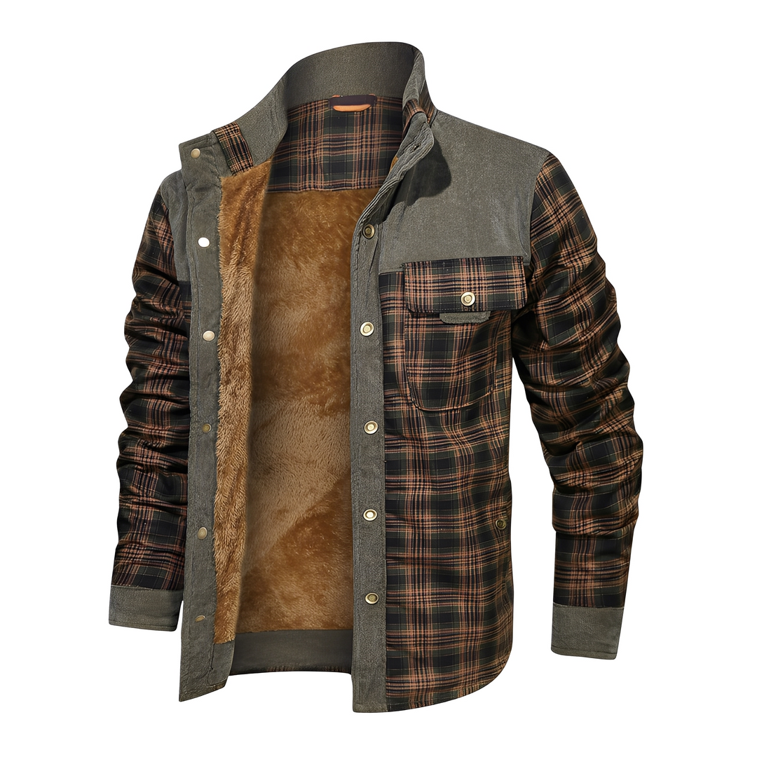 Harmon - Stilvolle karierte Herrenjacke