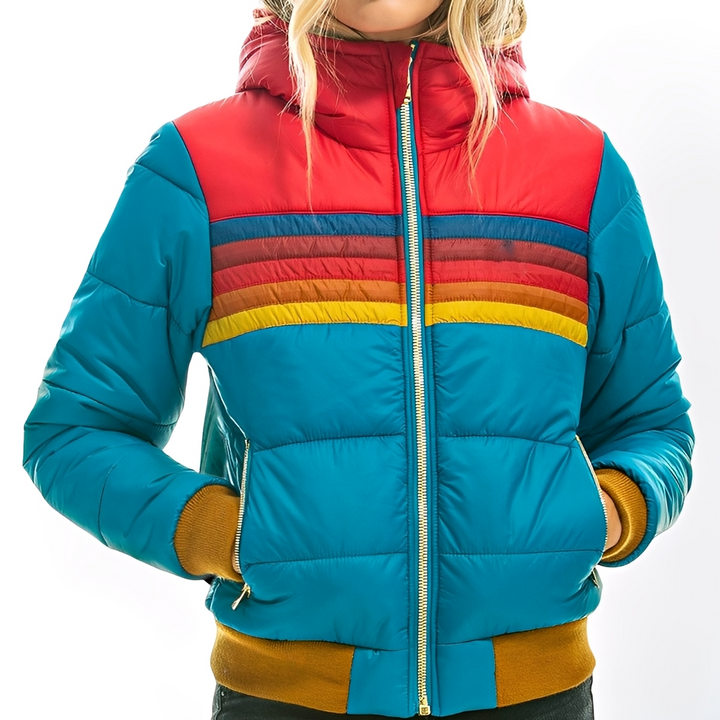 Sharon - Klassische Parka-Jacke mit Kapuze für Damen