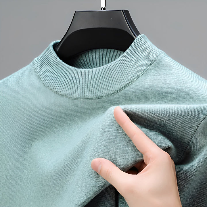 Davis - Gemütlicher Kaschmirpullover mit Saum für Herren