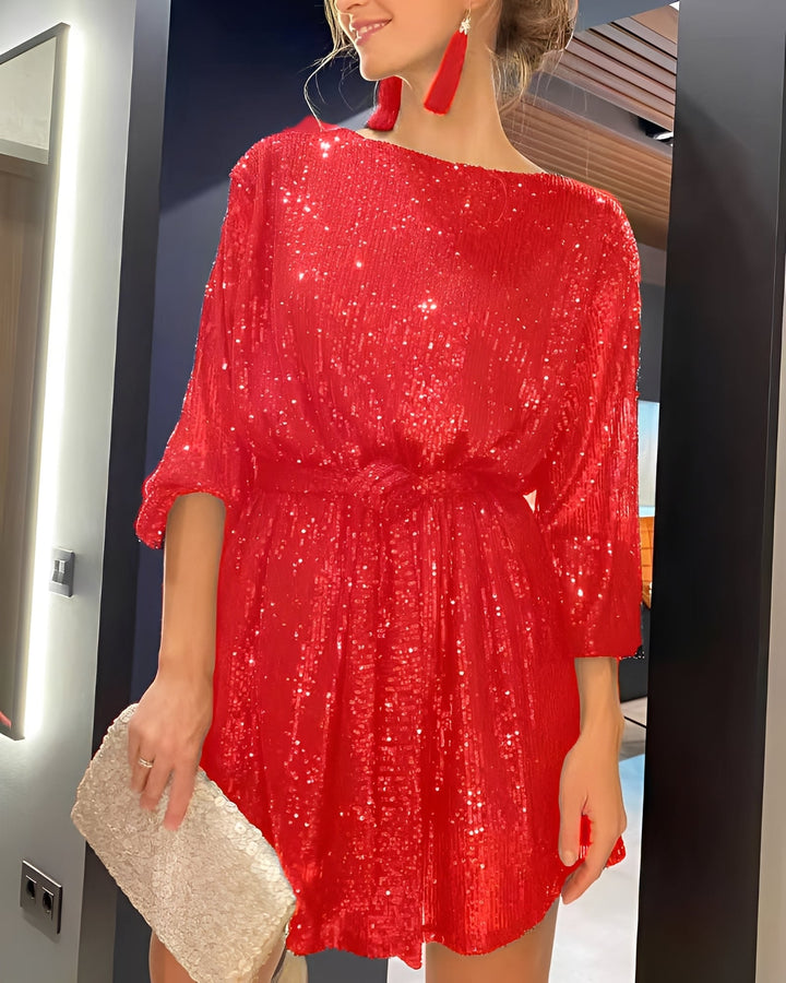 Mirabel - Glänzendes Damen-Minikleid für Partys