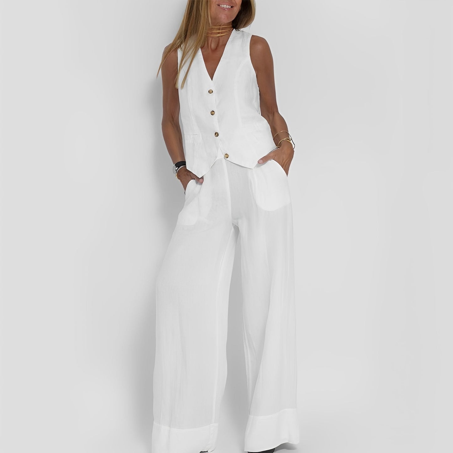 Darcie - Bequemes, locker geschnittenes Zweiteiler-Set für Damen