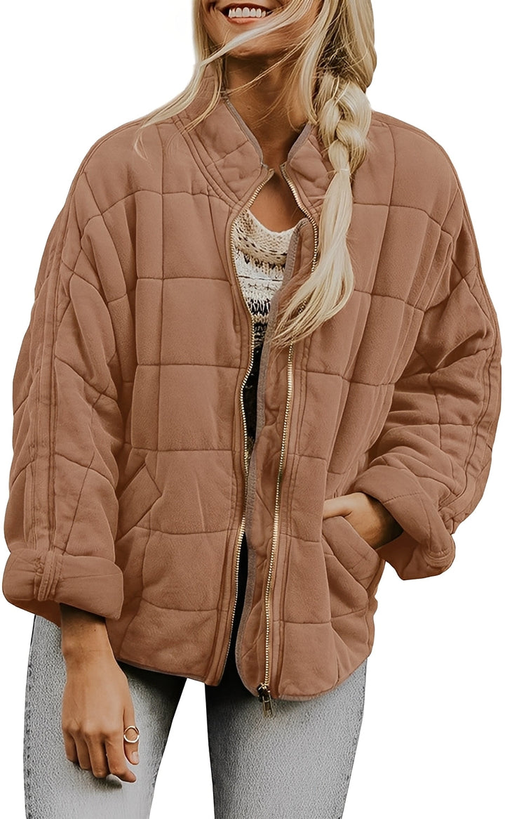 Mikaela - Warme Oversize-Jacke für Damen