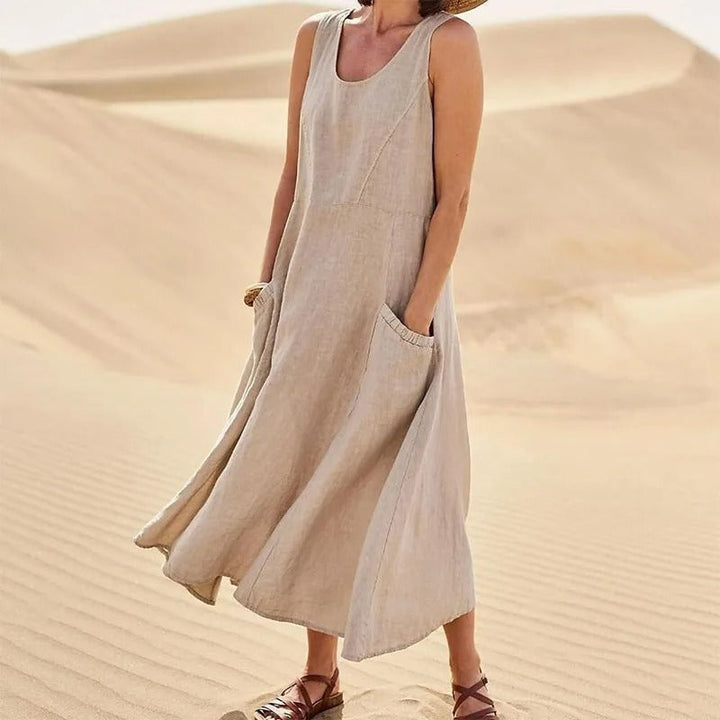 Thora - Gemütliches Leinenkleid