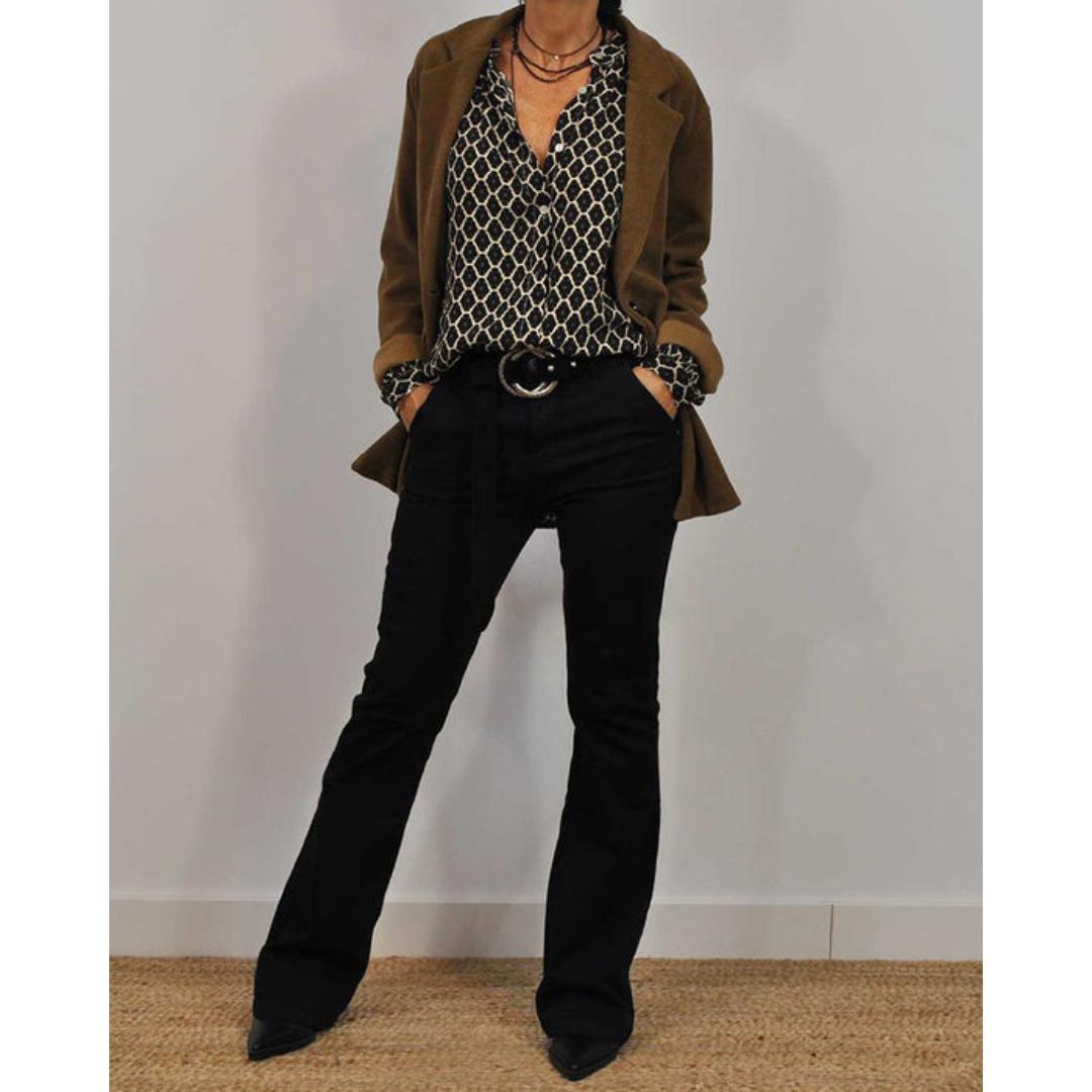 Lena - Legere Bluse mit V-Ausschnitt